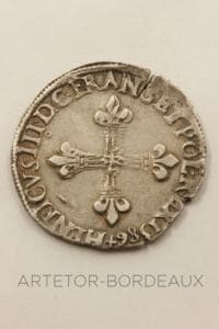 1/4 d'écu - Henri III