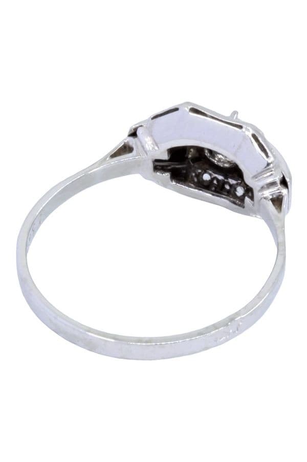 BAGUE ART-DÉCO DIAMANTS — vue 6