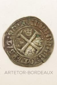 Blanc dit "Guenar" - Charles VI — vue 1