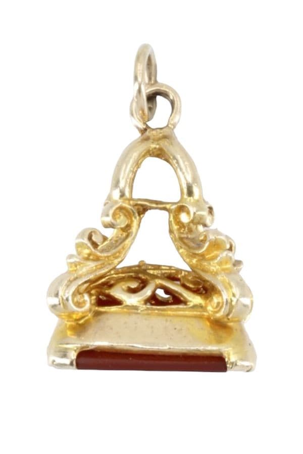 PENDENTIF SCEAU ANCIEN CORNALINE — vue 1