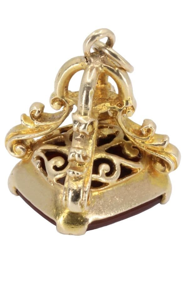 PENDENTIF SCEAU ANCIEN CORNALINE — vue 4