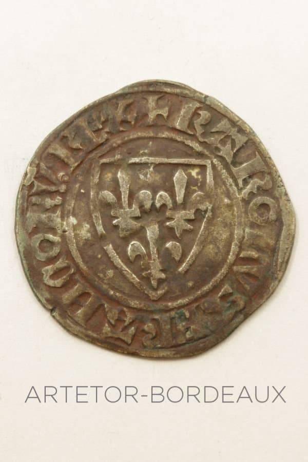 Blanc dit "Guenar" - Charles VI — vue 2