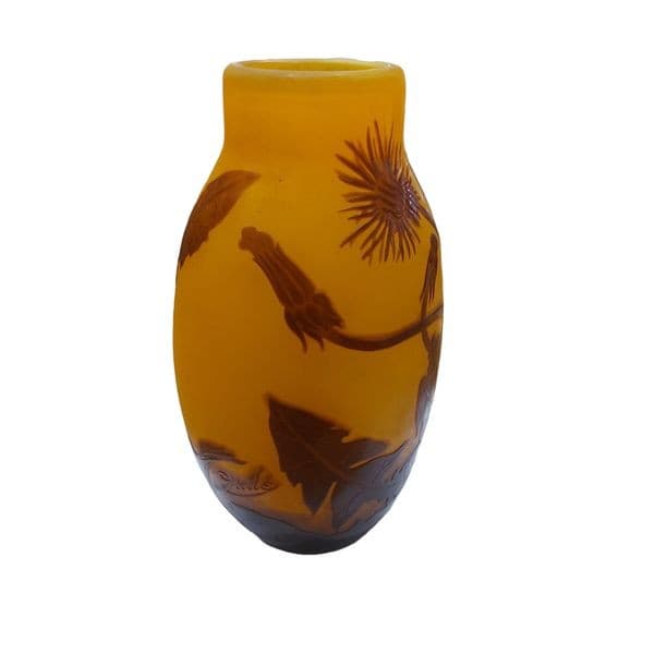 VASE  EMILE GALLÉ DECORS PAVOTS — vue 2