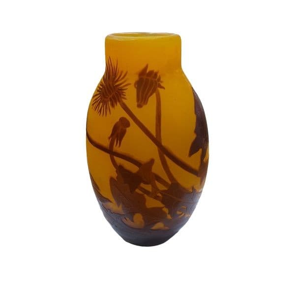 VASE  EMILE GALLÉ DECORS PAVOTS — vue 3