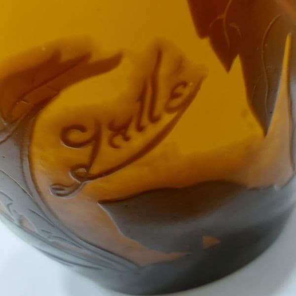 VASE  EMILE GALLÉ DECORS PAVOTS — vue 5