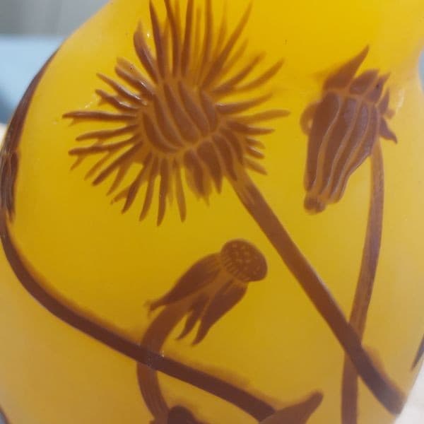 VASE  EMILE GALLÉ DECORS PAVOTS — vue 6