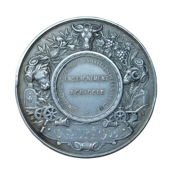 MÉDAILLE AGRICOLE 1905 — vue 2