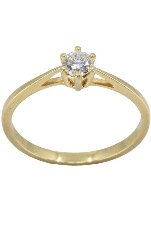 SOLITAIRE DIAMANT 0.20 CARAT — vue 1