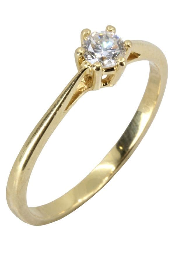 SOLITAIRE DIAMANT 0.20 CARAT — vue 4