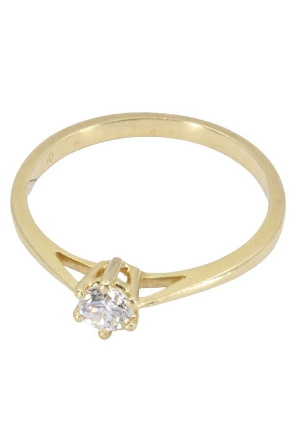 SOLITAIRE DIAMANT 0.20 CARAT — vue 3