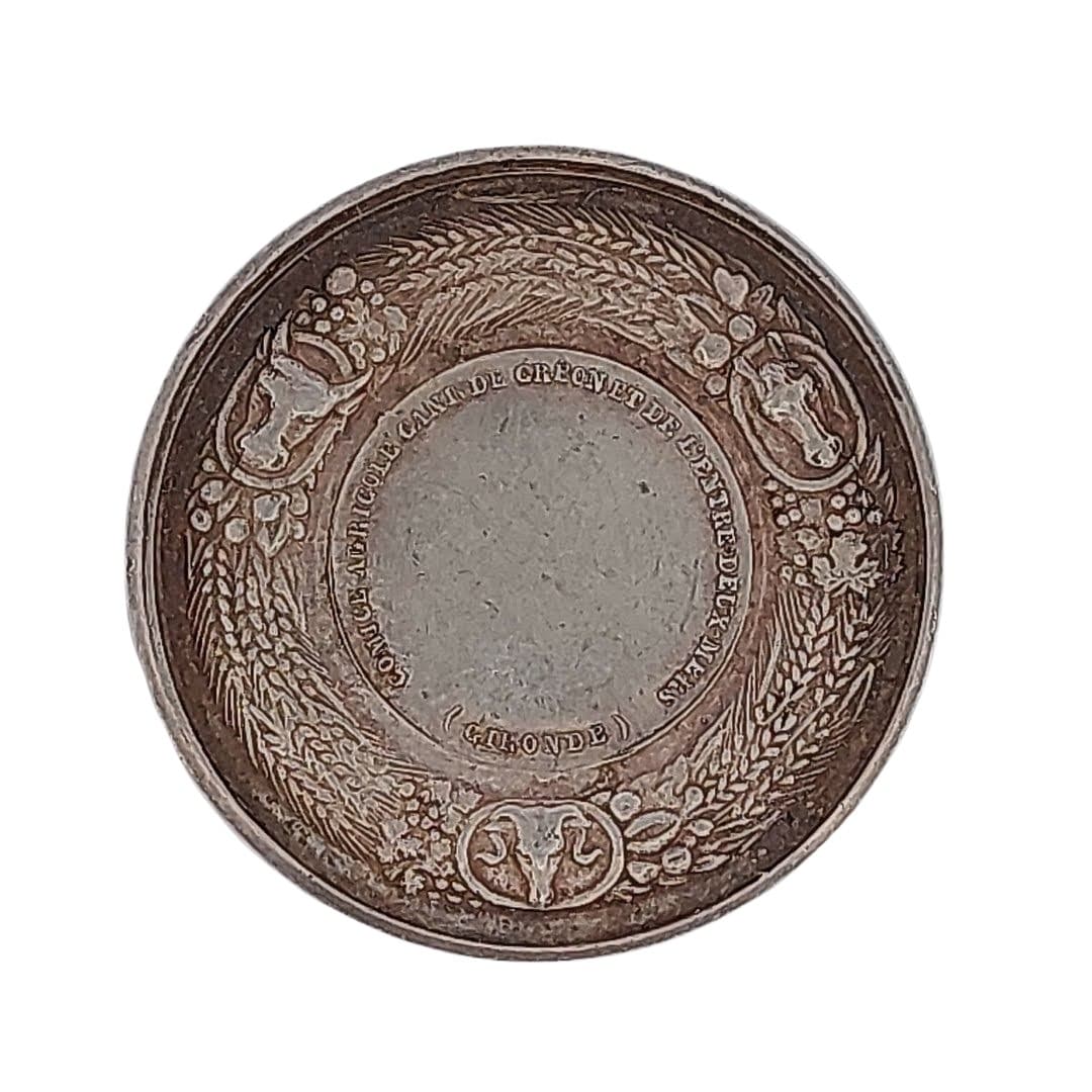 MÉDAILLE AGRICOLE — vue 2