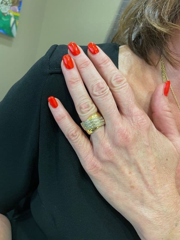 BAGUE PAVAGE DIAMANTS — vue 2