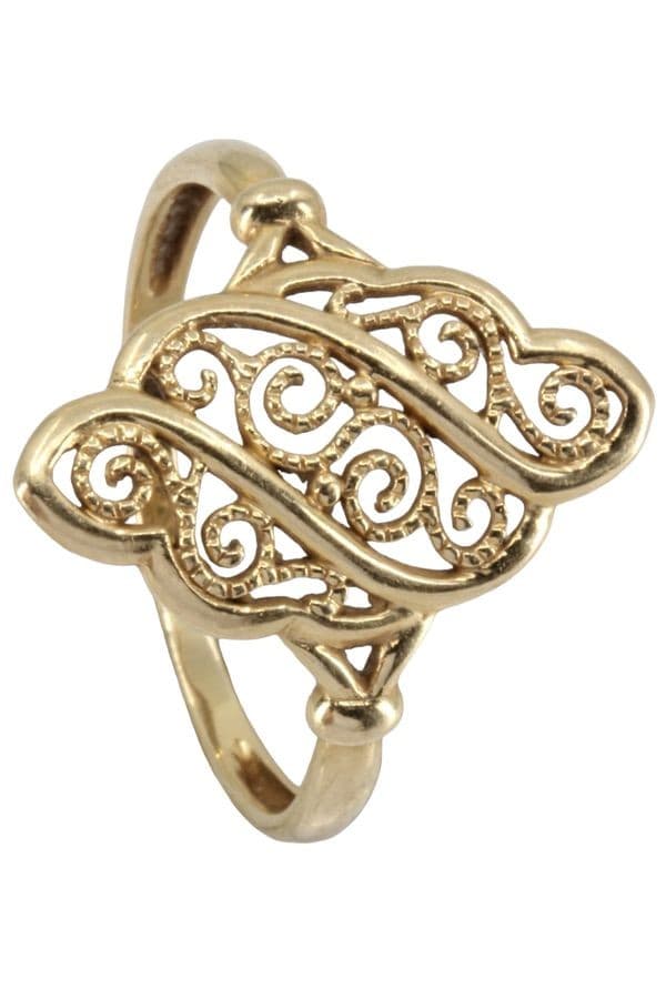 BAGUE MODERNE FILIGRANE — vue 5