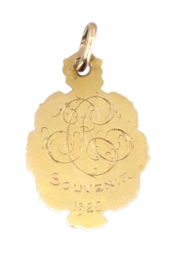 MÉDAILLE MIRACULEUSE ART-DÉCO — vue 3