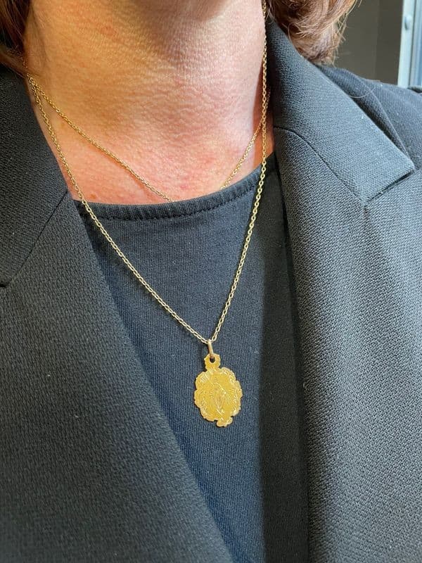 MÉDAILLE MIRACULEUSE ART-DÉCO — vue 2