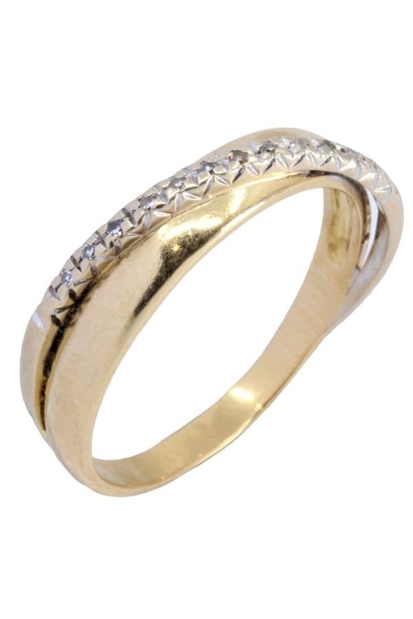 BAGUE ENTRELACÉE DIAMANTS — vue 4