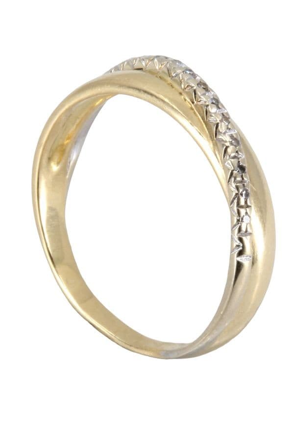 BAGUE ENTRELACÉE DIAMANTS — vue 5