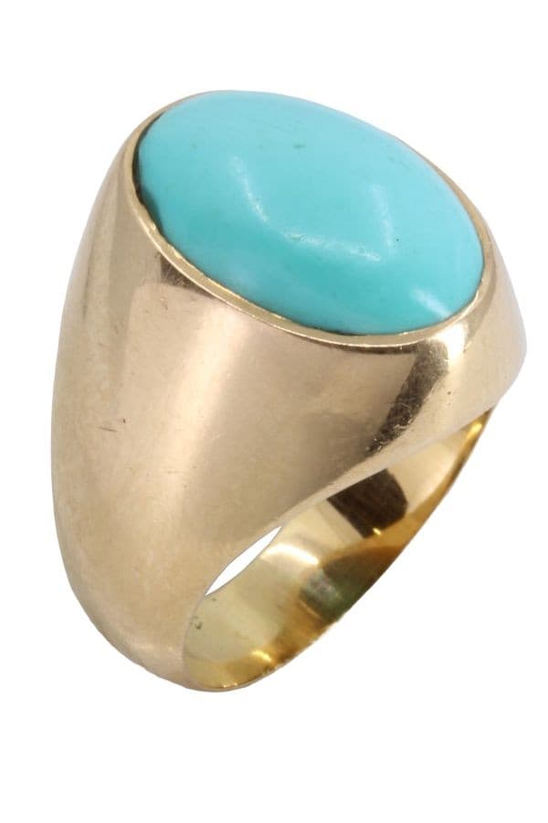 CHEVALIÉRE ANCIENNE TURQUOISE — vue 5