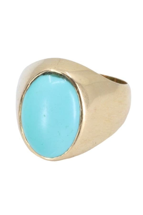 CHEVALIÉRE ANCIENNE TURQUOISE — vue 3