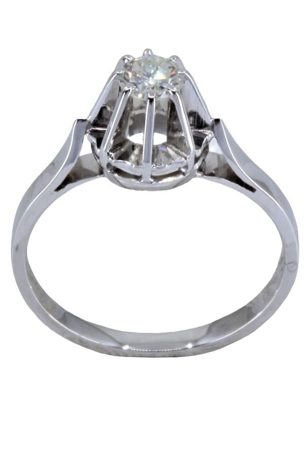 SOLITAIRE ANCIEN 0.28 CARAT — vue 1