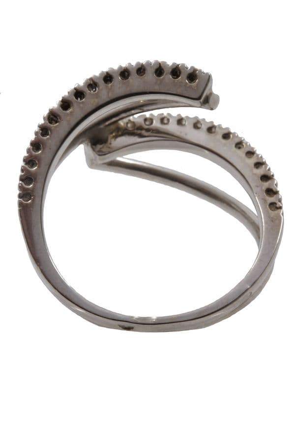 BAGUE MODERNE DIAMANTS — vue 5