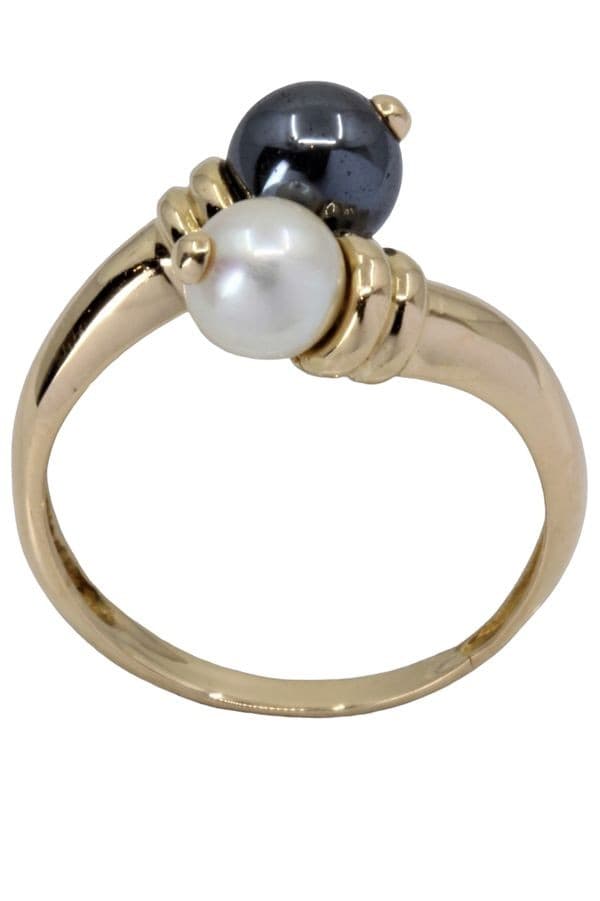 BAGUE TOI ET MOI PERLES — vue 1