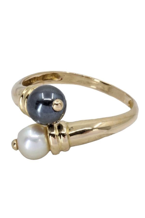 BAGUE TOI ET MOI PERLES — vue 3