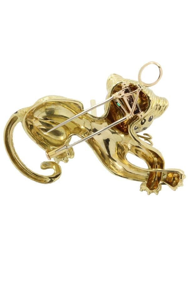 BROCHE PANTHÈRE FRED "OMBRE FÉLINE" — vue 3