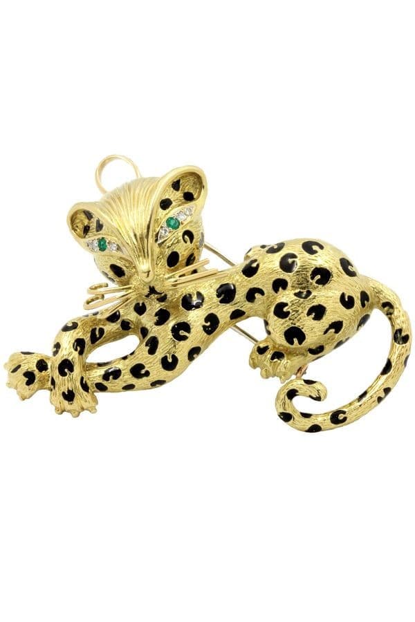 BROCHE PANTHÈRE FRED "OMBRE FÉLINE"