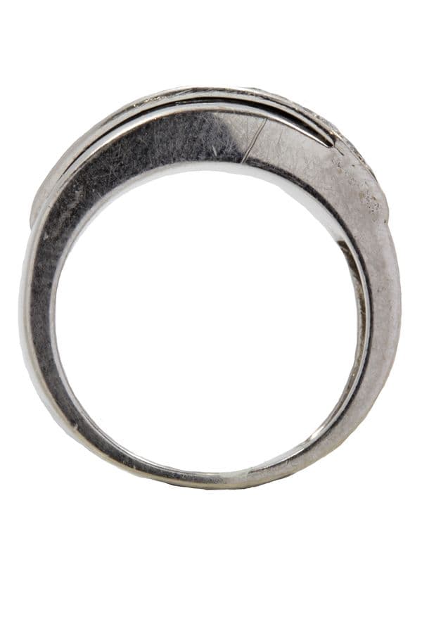 BAGUE ONYX ET DIAMANTS — vue 4