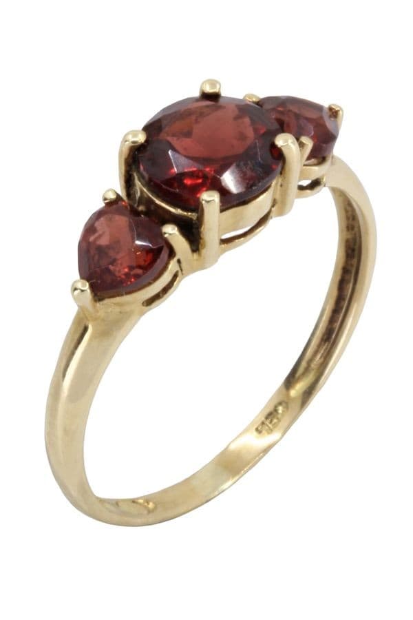 BAGUE JARRETIÉRE GRENATS — vue 4
