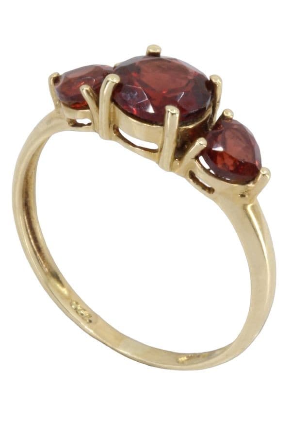 BAGUE JARRETIÉRE GRENATS — vue 6