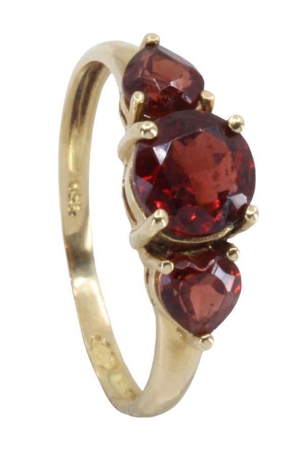 BAGUE JARRETIÉRE GRENATS — vue 5