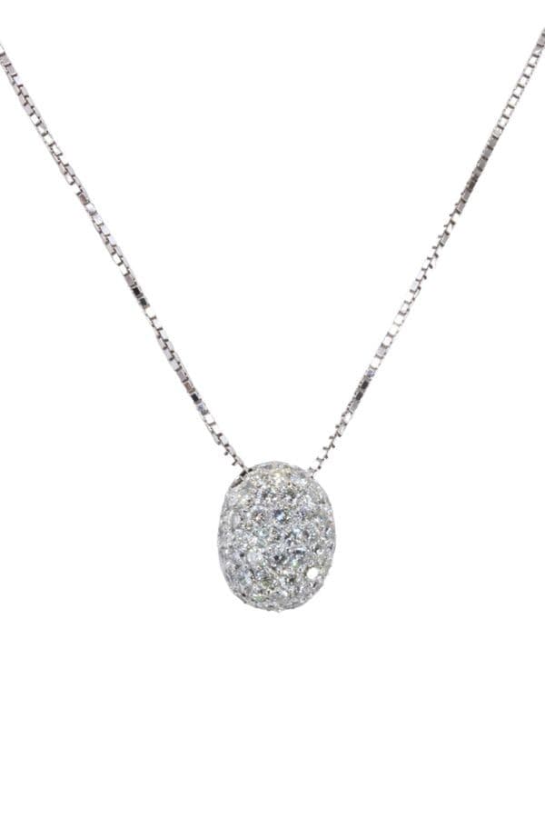 COLLIER PAVAGE DIAMANTS — vue 3