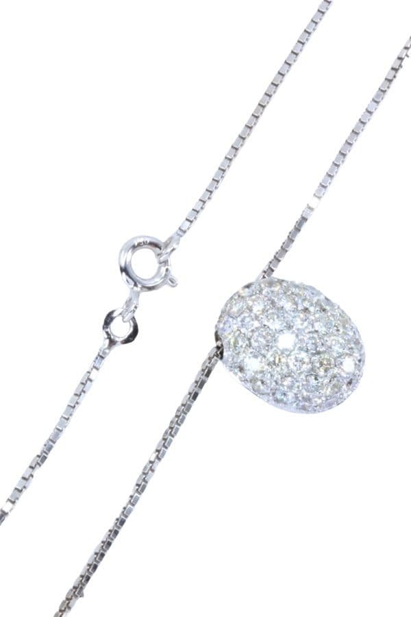 COLLIER PAVAGE DIAMANTS — vue 4