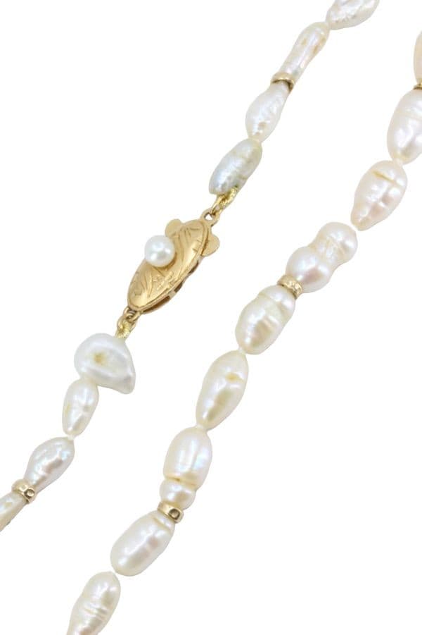 COLLIER PERLES DE RIVIÈRE — vue 3