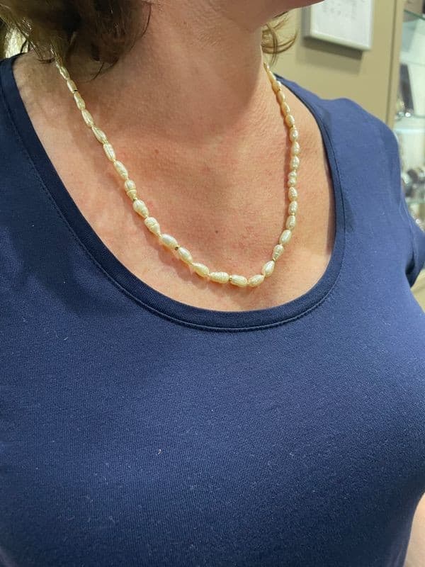 COLLIER PERLES DE RIVIÈRE — vue 2