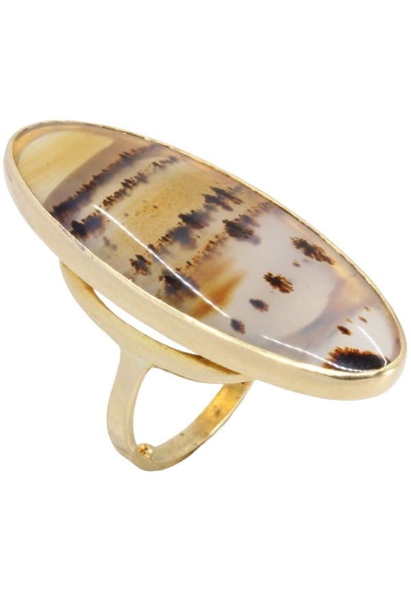 BAGUE AGATE PAYSAGÉE — vue 4