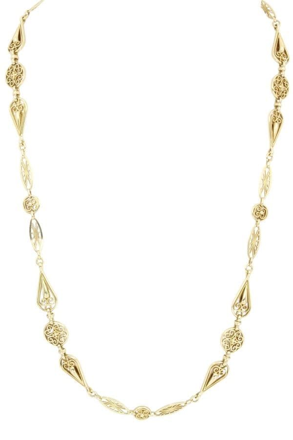 COLLIER ANCIEN FILIGRANE — vue 1
