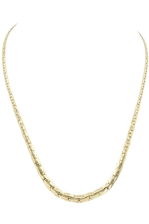 COLLIER MAILLE HARICOT EN CHUTE — vue 1