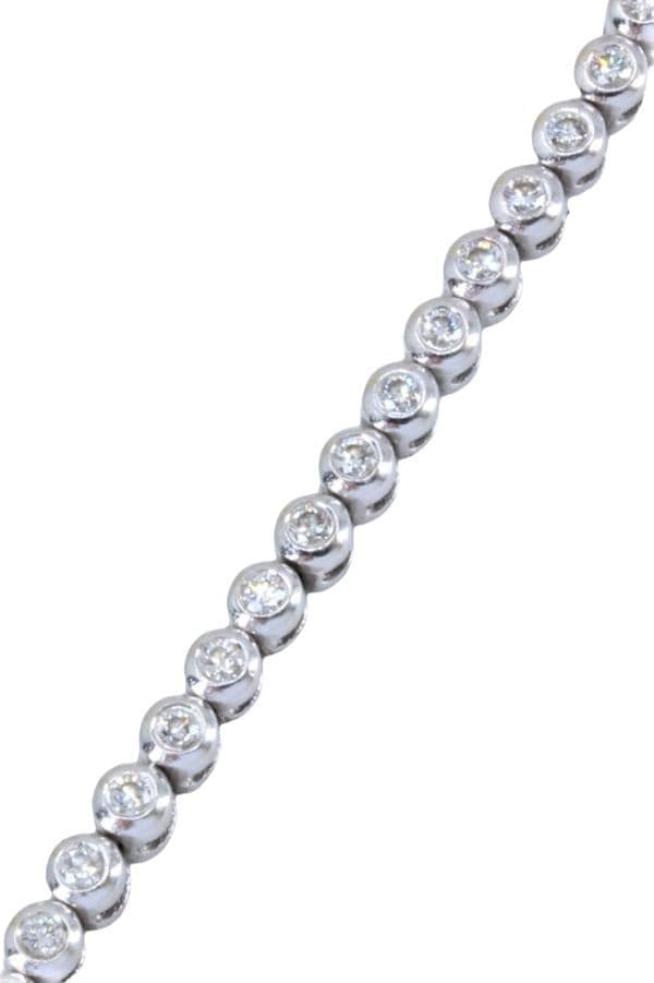 BRACELET LIGNE TENNIS DIAMANTS — vue 3