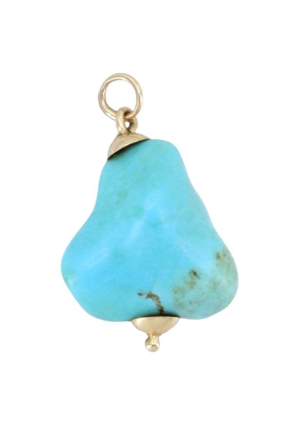 PENDENTIF TURQUOISE ANCIEN — vue 1