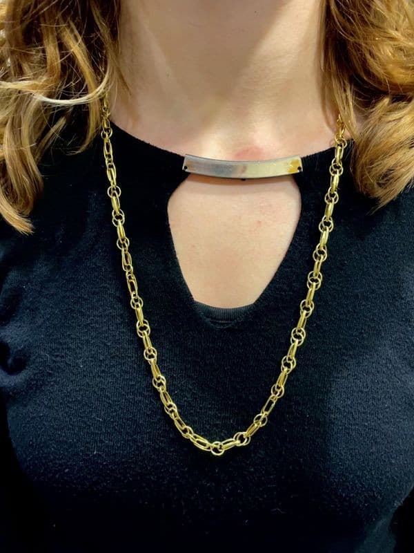 CHAINE MAILLE FANTAISIE DOUBLÉE — vue 2