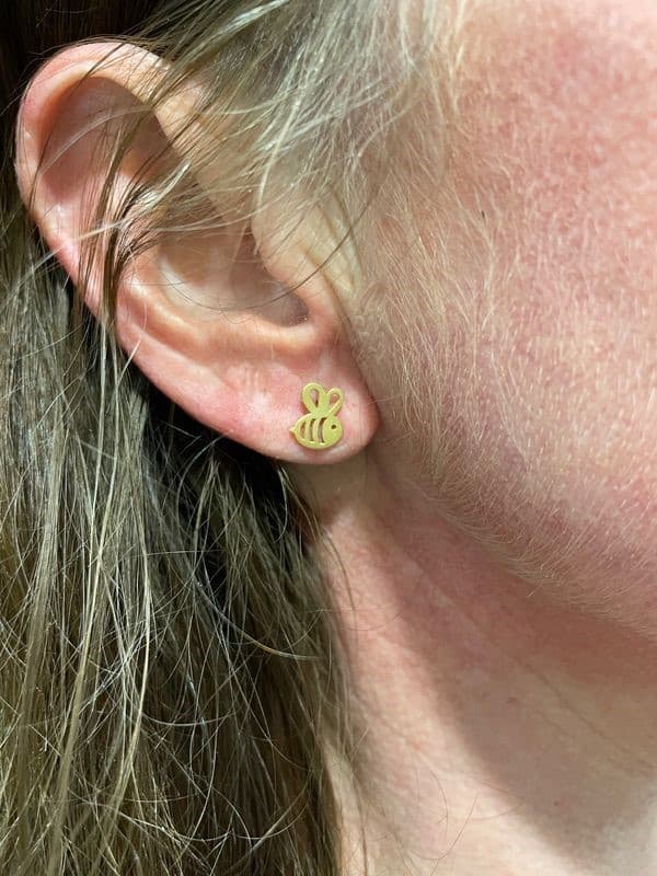 BOUCLES D'OREILLES ABEILLES — vue 2