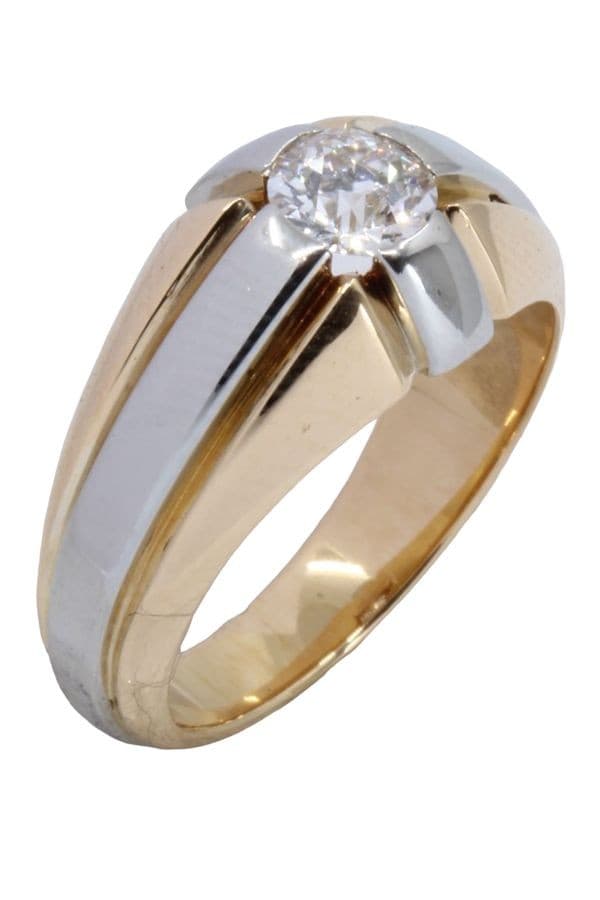 JONC ANGLAIS DIAMANT 0.57 CARAT — vue 4
