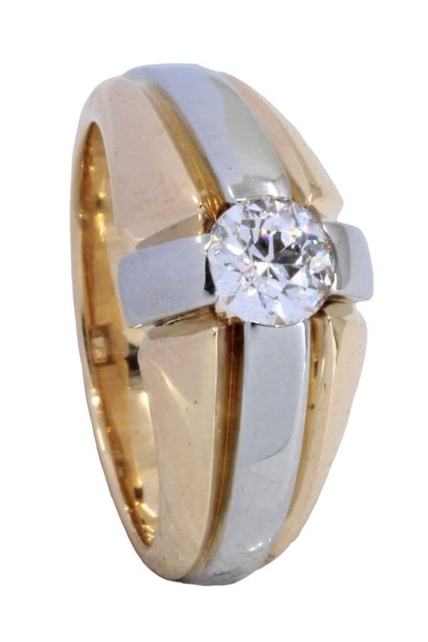 JONC ANGLAIS DIAMANT 0.57 CARAT — vue 5
