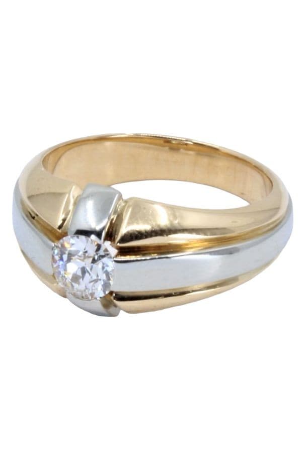 JONC ANGLAIS DIAMANT 0.57 CARAT — vue 3