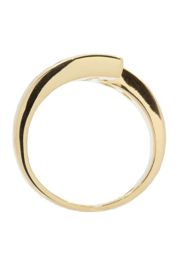 BAGUE MODERNE DIAMANTS — vue 2