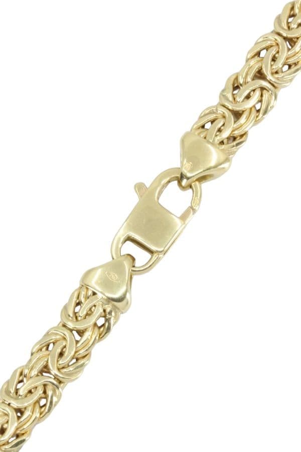COLLIER MAILLE PLATE FANTAISIE — vue 3