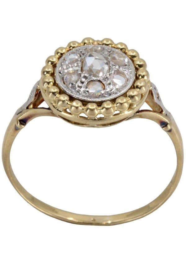 BAGUE ART-DÉCO DIAMANTS — vue 1